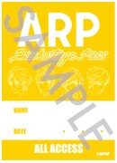 入場者特典のステッカー（第1公演）。