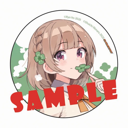 ゲーマーズの有償特典として用意される缶バッジ。