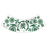 歯ブラシスタンド（竈門炭治郎）のイラスト。