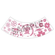 歯ブラシスタンド（甘露寺蜜璃）のイラスト。