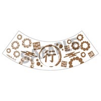 歯ブラシスタンド（悲鳴嶼行冥）のイラスト。