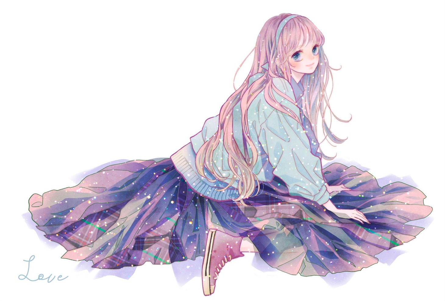 「槙ようこイラスト集 Graduation」に付属するポストカード。(c)槙ようこ/集英社