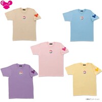 「おジャ魔女どれみ 20周年記念 見習いタップTシャツ」5種。