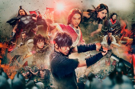 映画「キングダム」第1弾のビジュアル。(c)原泰久/集英社 (c)2019 映画「キングダム」製作委員会