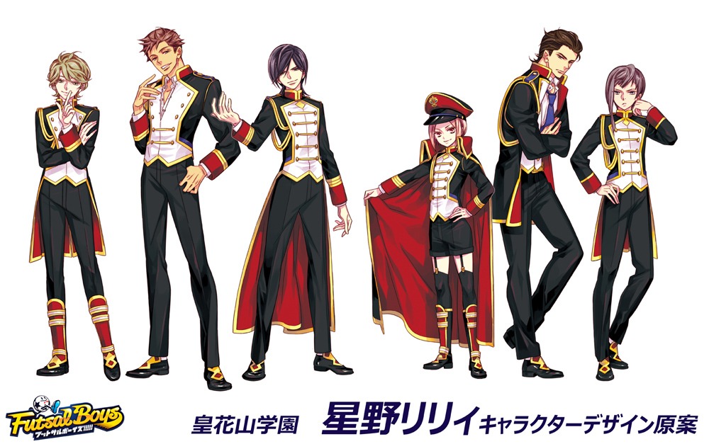 皇花山学園高等部の星野リリィによる原案イラスト。