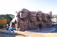 「NARUTO＆BORUTO 忍里」より、木ノ葉隠れの里エリア。