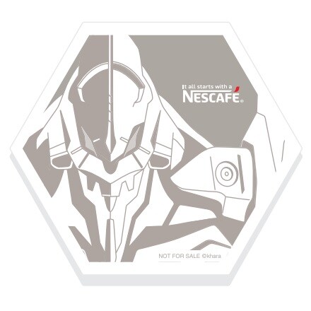 ネスレ通販の購入特典・白雲石吸水コースター。