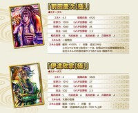 「戦国IXA」に登場する「花の慶次 -雲のかなたに-」の武将カード。