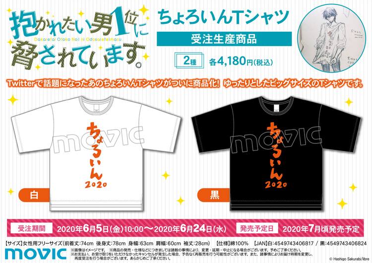 だかいち 桜日梯子がtwitterに投稿したイラスト発の ちょろいんtシャツ コミックナタリー