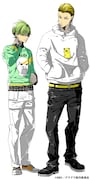 菊一文字。左から町田瀬那(CV:豊永利行)、大野虎之助(CV:石川界人)。