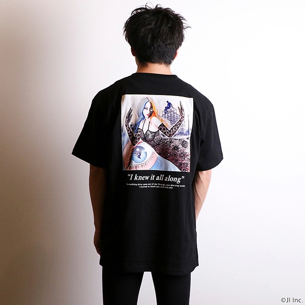 「MUCC×伊藤潤二『娼婦』Tシャツ」着用イメージ