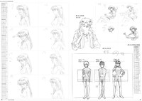 「新世紀エヴァンゲリオン 原画集 Groundwork of EVANGELION Vol.2」より。