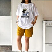ビッグTシャツ着用イメージ。