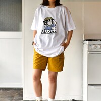 ビッグTシャツ着用イメージ。