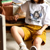 ビッグTシャツ着用イメージ。