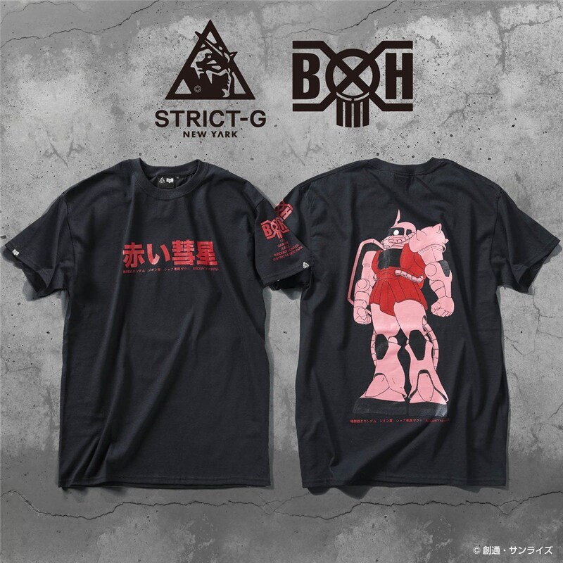 「STRICT-G NEW YARK × BOUNTY HUNTER 赤い彗星Tシャツ」