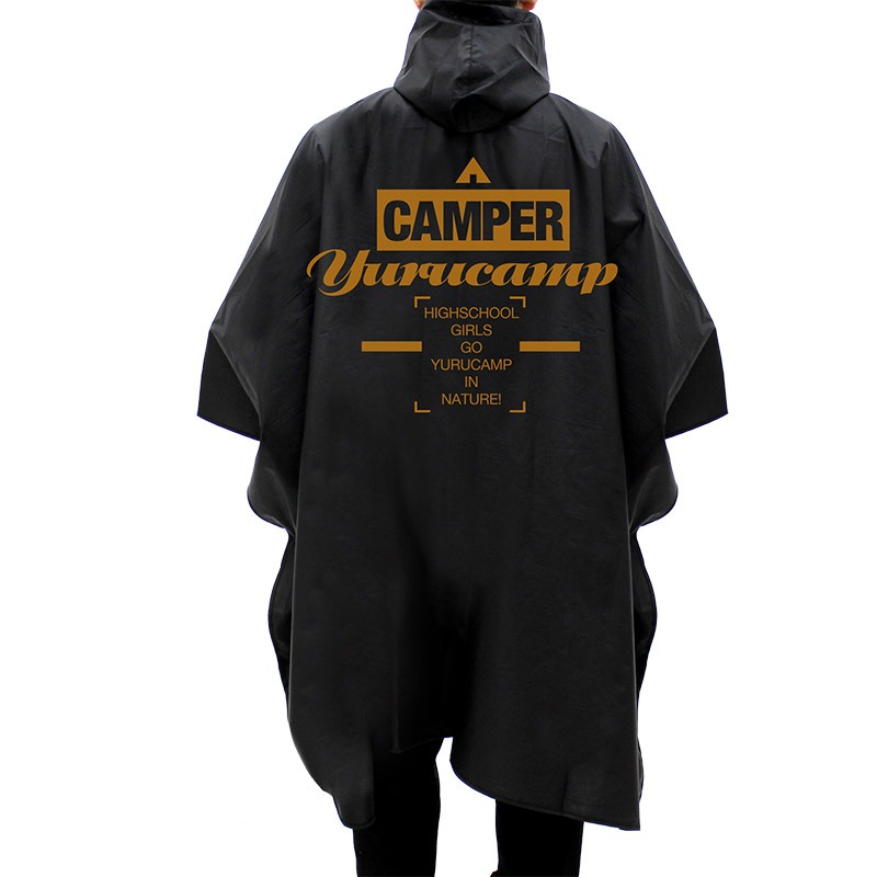 「ゆるキャン△ レインポンチョ」