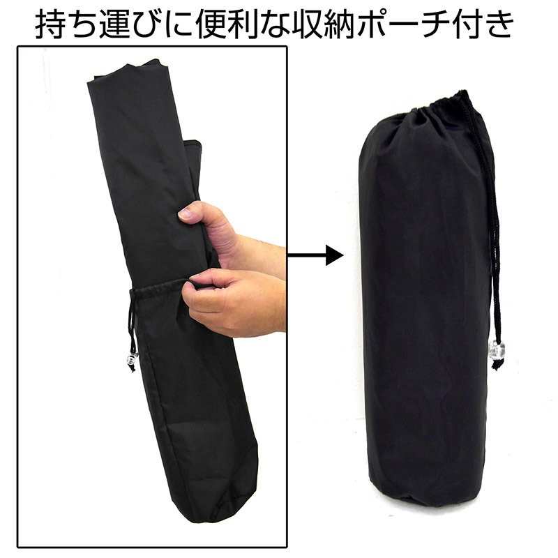 「ゆるキャン△ レインポンチョ」のポーチ。