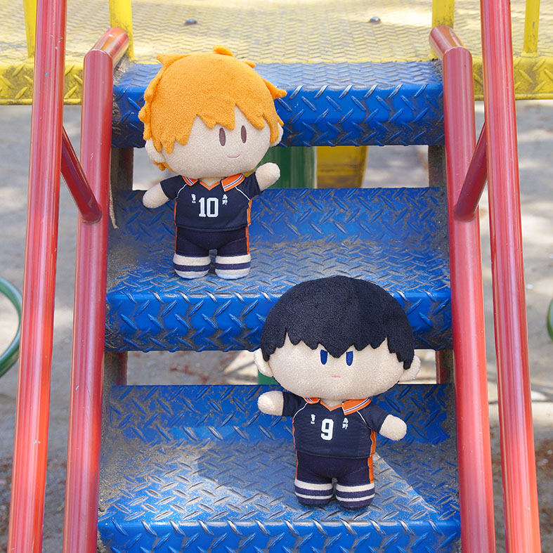 「ハイキュー!! TO THE TOP よりぬい 日向翔陽」と「ハイキュー!! TO THE TOP よりぬい 影山飛雄」。