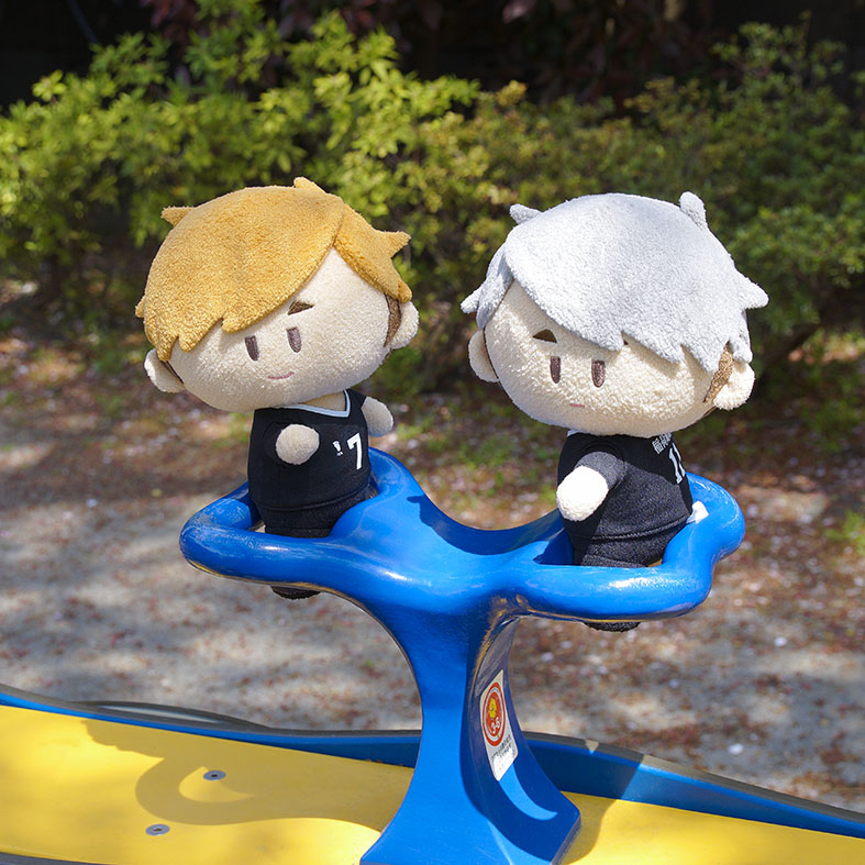 「ハイキュー!! TO THE TOP よりぬい 宮侑」と「ハイキュー!! TO THE TOP よりぬい 宮治」。