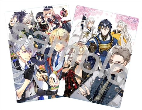 付録のクリアファイル。(c)2015-2020 DMM GAMES/Nitroplus