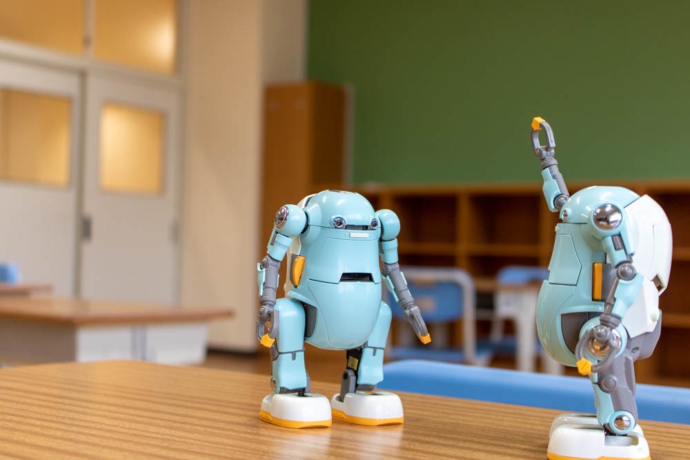 メカトロウィーゴをモチーフにしたプログラミング学習用ロボット。