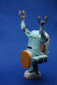 メカトロウィーゴをモチーフにしたプログラミング学習用ロボット。