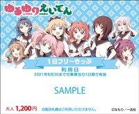 1日乗車券表面。