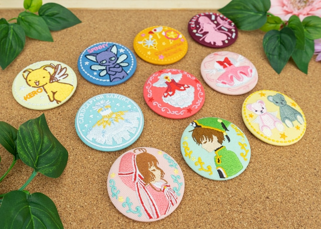 「カードキャプターさくら クリアカード編 トレーディング刺繍缶バッジ」のイメージ。
