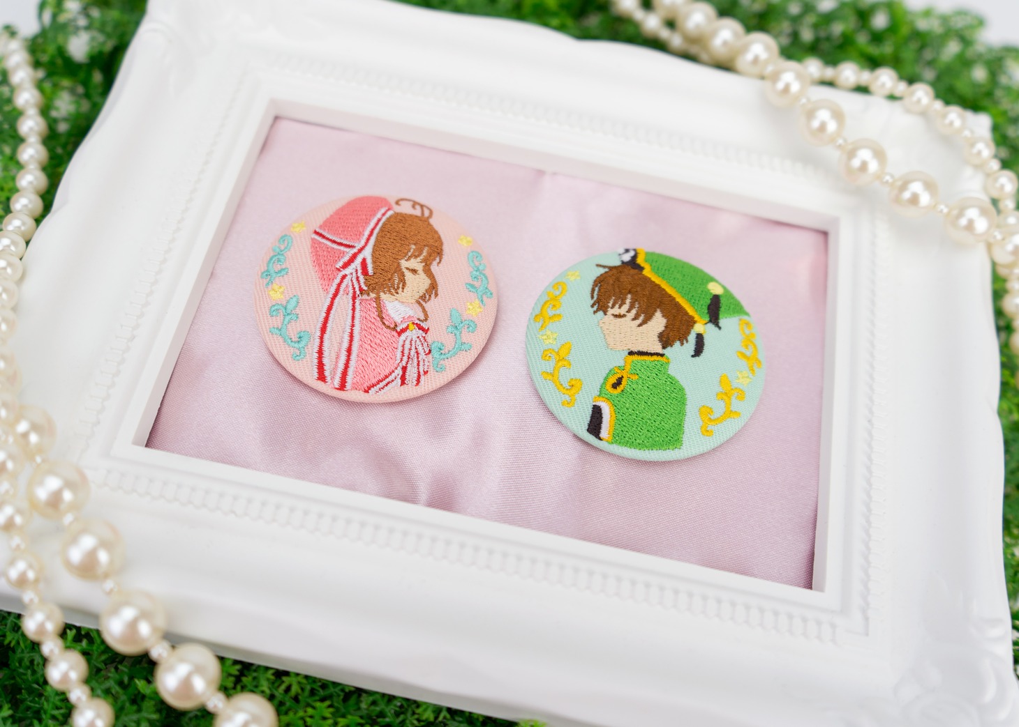 「カードキャプターさくら クリアカード編 トレーディング刺繍缶バッジ」のイメージ。