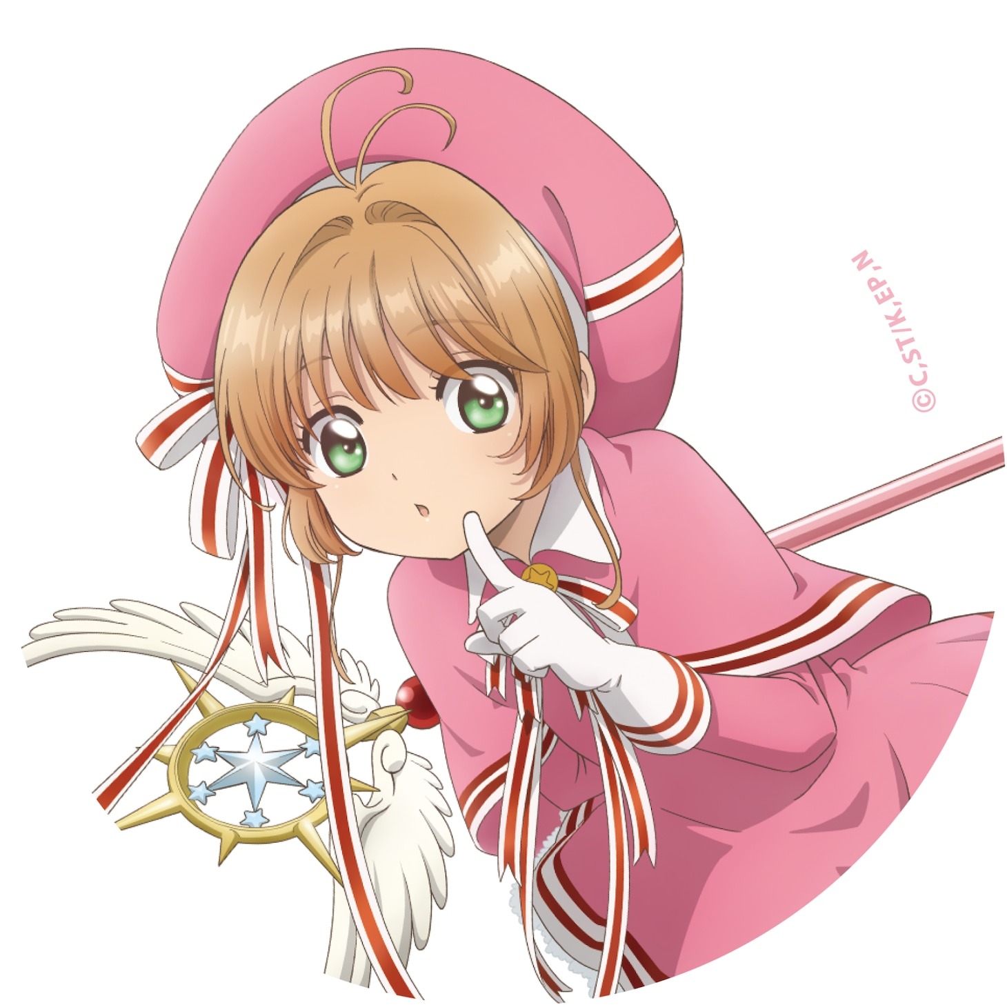 「カードキャプターさくら クリアカード編 缶入りジュエリークッキー」に付属するステッカー。