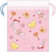 「カードキャプターさくら クリアカード編 リバーシブル巾着」より「さくら」の内側。