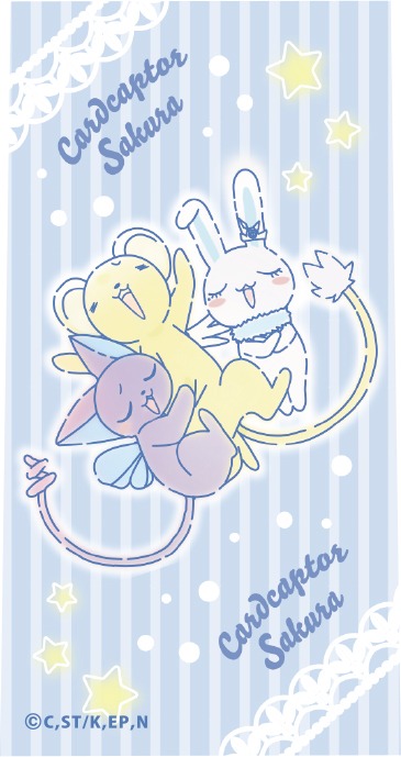 「カードキャプターさくら クリアカード編 マルチボールペン」より「ケロちゃん＆スッピー＆モモ」のデザイン。