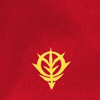 「シャア専用ロゴ 刺繍フラットバイザー」