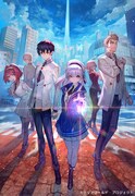 ノベルゲーム「クリアワールド」ビジュアル。