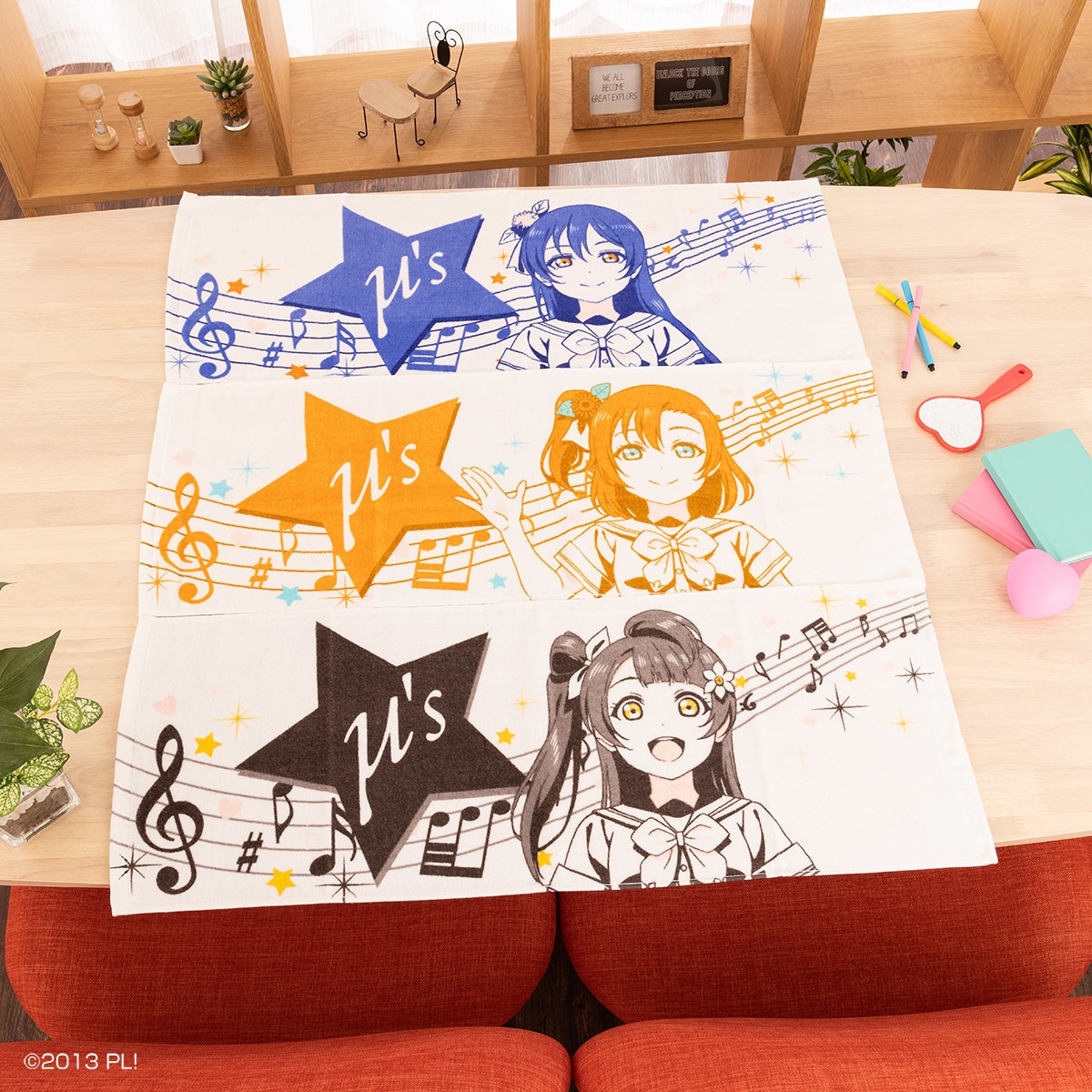 「μ'sタオル賞：ビジュアルタオル」