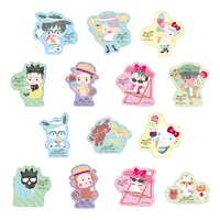 ランダムで配布される全14種のステッカー。