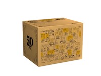 期間限定でオンラインストア購入商品の梱包に使われるオリジナルボックス。