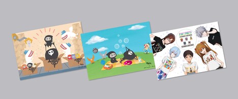 連動イベントでプレゼントされるポストカード。