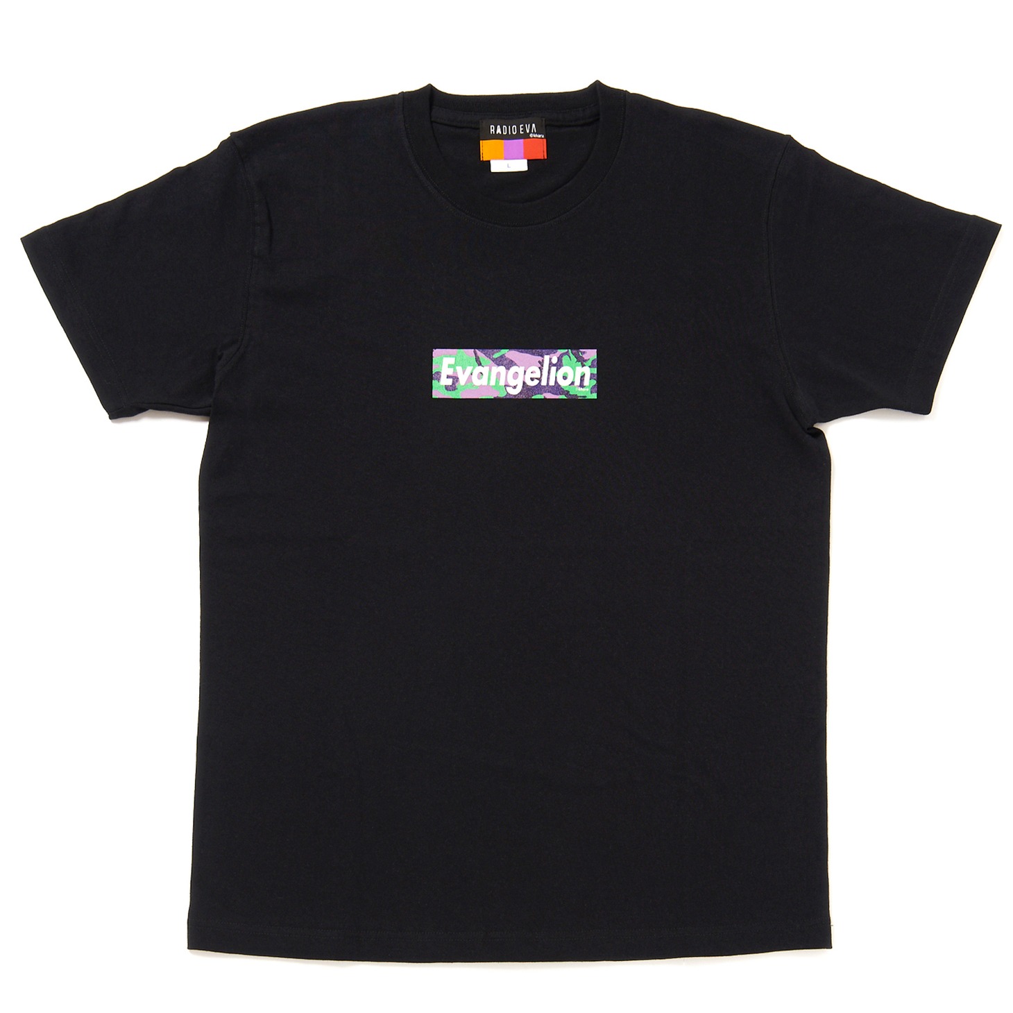「EVANGELION BOX LOGO T-Shirt（EVA-01 BLACK）」