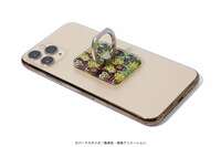 アニメ「ドラゴンボールZ」をモチーフにしたスマホリングの使用イメージ。