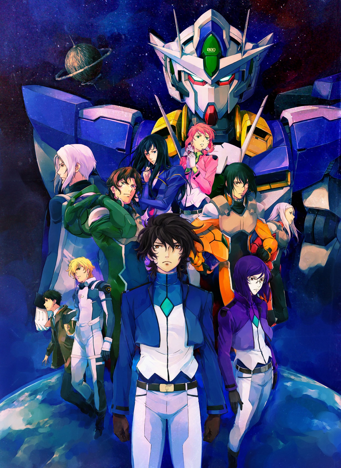 「劇場版 機動戦士ガンダム00 -A wakening of the Trailblazer-」キービジュアル