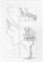 「blanc」下描き