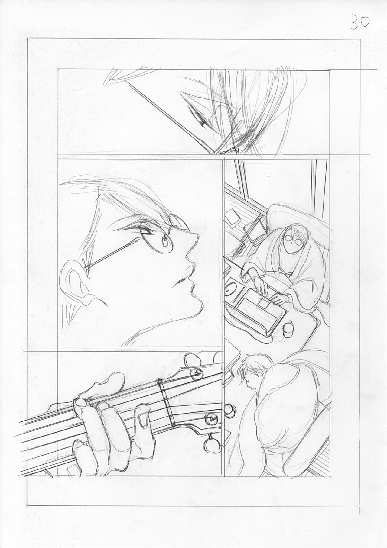 blanc」下描き - 中村明日美子の20周年展が今秋開催、歴代キャラ勢揃い