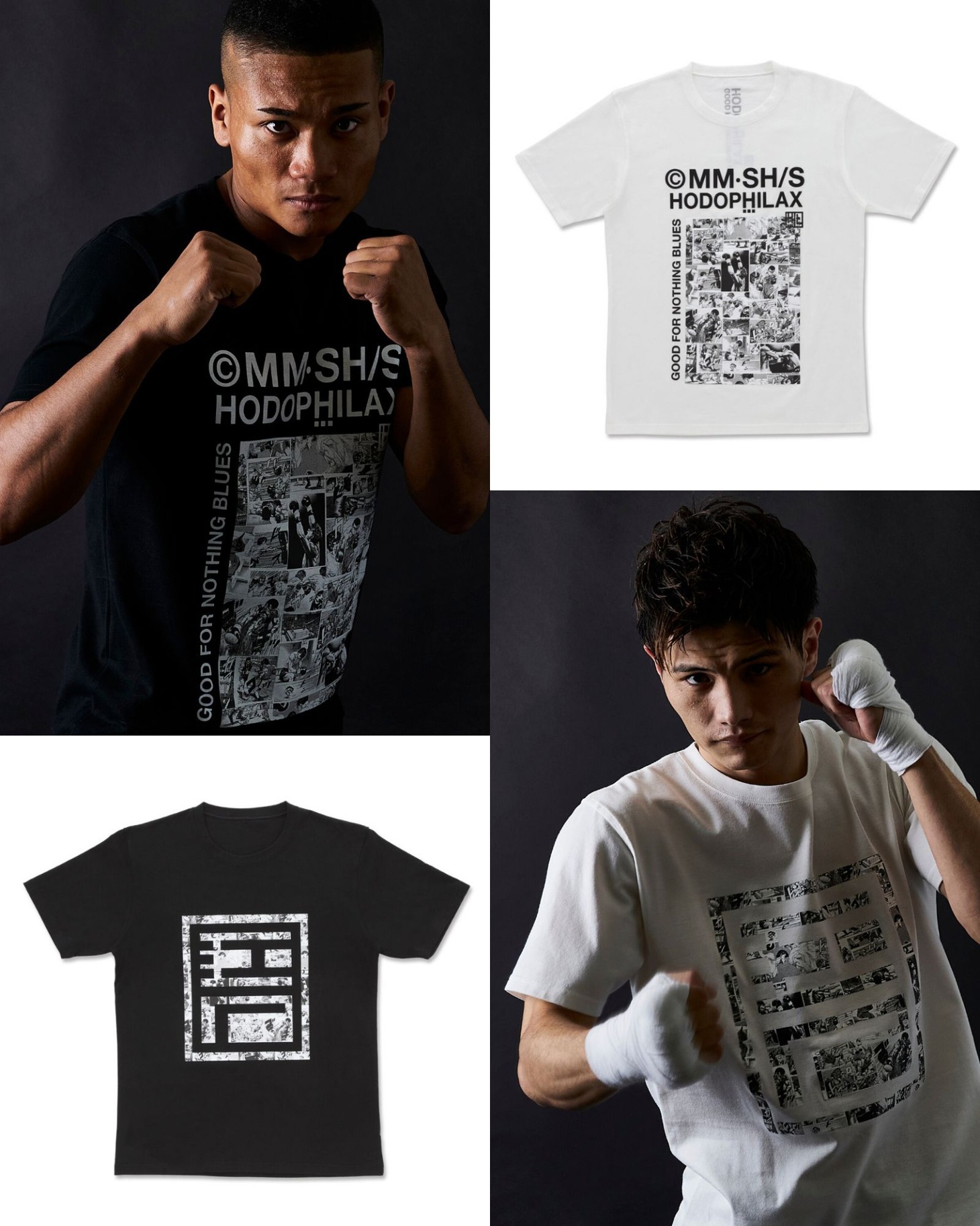 「ろくでなし BLUES×HODOPHILAX コラボレーション TEE」