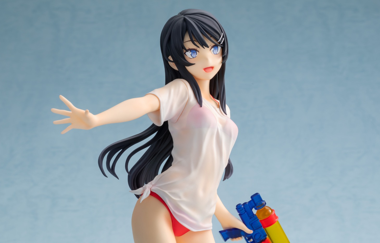 「1/7スケール塗装済み完成品フィギュア 青春ブタ野郎はバニーガール先輩の夢を見ない 桜島麻衣 水鉄砲デートver.」