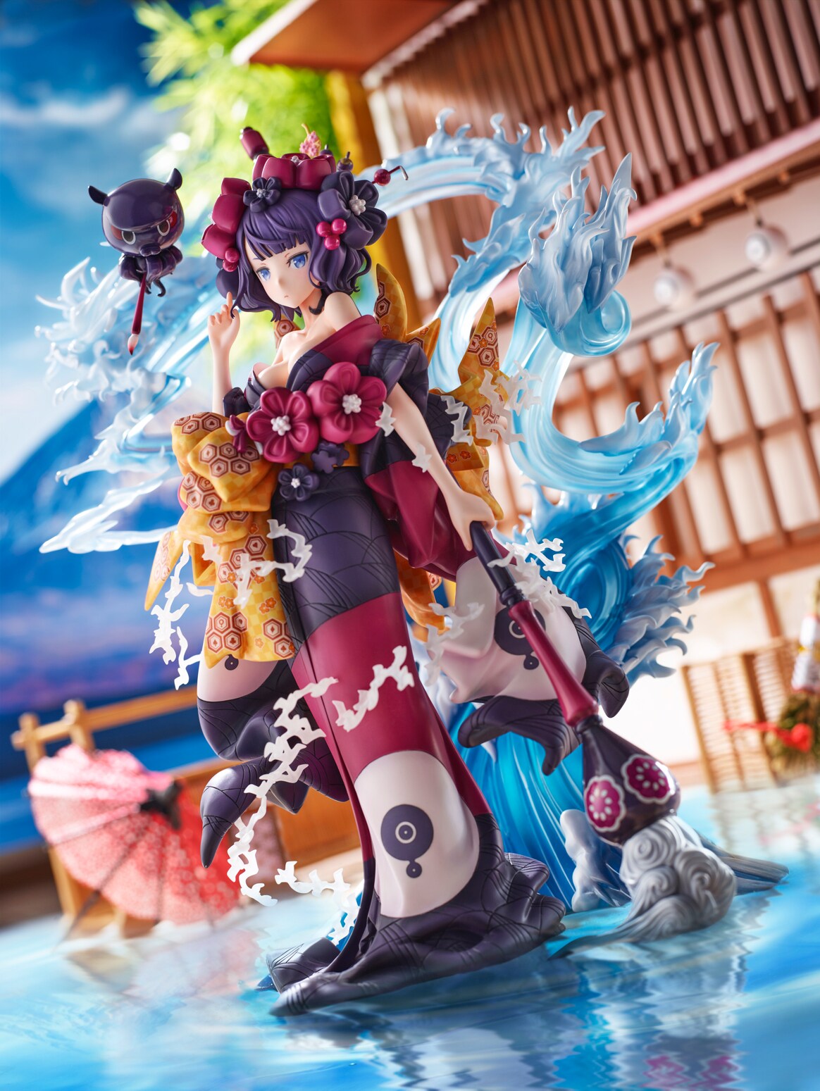 fgo 葛飾北斎　第二再臨　コスプレ　衣装　花魁スタイル Fate/Grand Order 葛飾北斎 コスプレ衣装 第二再臨 通販 女性