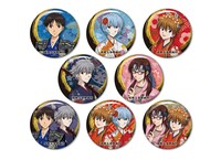 「エヴァンゲリオン京都基地」のグッズより、缶バッジ。