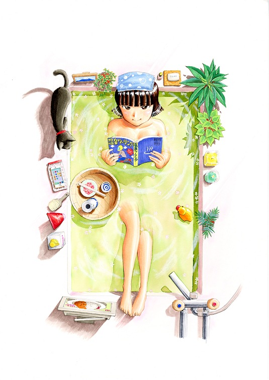 「ふろがーる！」イラスト (c)片山ユキヲ/小学館