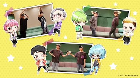 スターダスト、菊一文字、6-シックス-を演じる各キャストの写真。